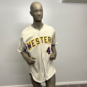 Western Carolina University Game Worn Baseball Jersey from late 90’s/early 00’s